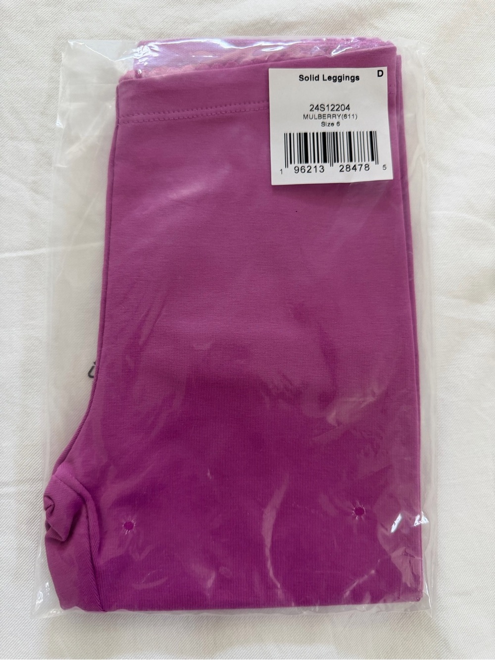 Tea Collection Mulberry Solid Kids Leggings